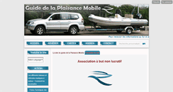 Desktop Screenshot of guide-plaisance-mobile.fr