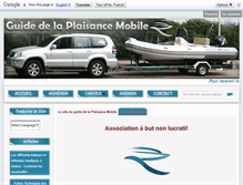Tablet Screenshot of guide-plaisance-mobile.fr